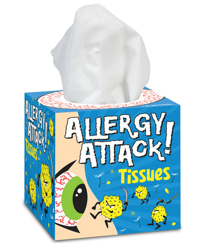 Allergy Attack Tissue Box