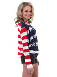 American Flag Sweater