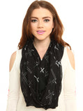 Black Crosses Scarf