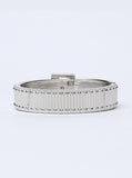 Buckle Up Silver Bangle