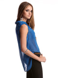 Button Up Tail Top
