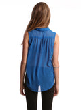 Button Up Tail Top