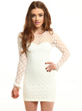 Circle Mesh Dress