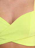 Criss Cross Lime Crop Top