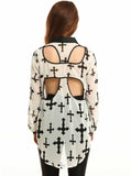 Cross It Out Blouse