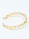 Cross Over Cuff Gold