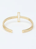 Cross Over Cuff Gold