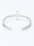 Cross Over Cuff Silver