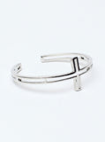 Cross Over Cuff Silver