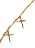 Cross My Heart Necklace Gold