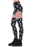 Crossed Suspender Leggings