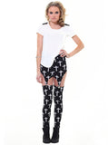 Crossed Suspender Leggings