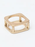 Cube Ring Gold