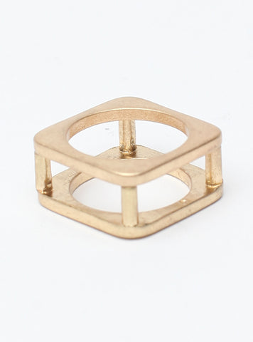 Cube Ring Gold