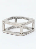 Cube Ring Silver