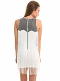 Fallen Fringe Dress