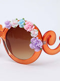 Floral Orange Sunnies