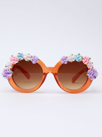 Floral Orange Sunnies