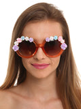 Floral Orange Sunnies