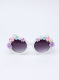 Floral Sunnies White