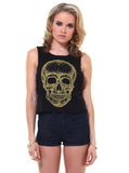 Gold Skull Tank