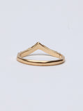 Gold Swoop Midi Ring