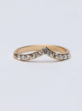 Gold Swoop Midi Ring