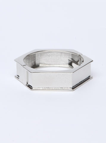 Hexagon Cuff Silver