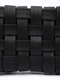 High And Low Black Clutch