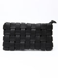 High And Low Black Clutch