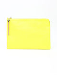 Hold On Neon Yellow Clutch