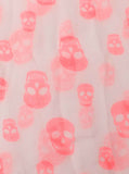 Pink Infiniti Skull Scarf