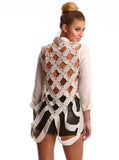 Ivory Caged Blouse