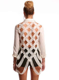 Ivory Caged Blouse