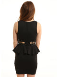 Laced Peplum Dress