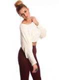 Lets Cuddle Cropped Sweater