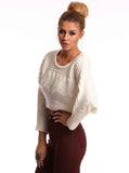 Lets Cuddle Cropped Sweater