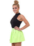 Like Candy Scuba Skirt Neon Green