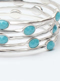 Marine Blue Bangles