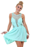 Mint Networker Dress