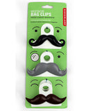 Mustache Bag Clips