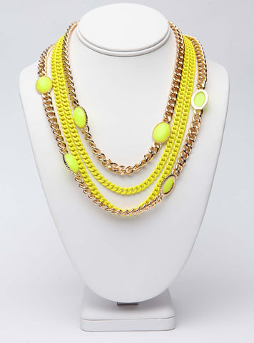 Neon Glam Necklace