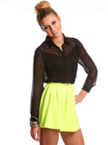 Open Back Fringe Blouse