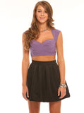 Scuba Skater Skirt Black
