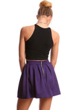 Scuba Skater Skirt Violet