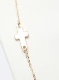 Single Cross Gold Chain